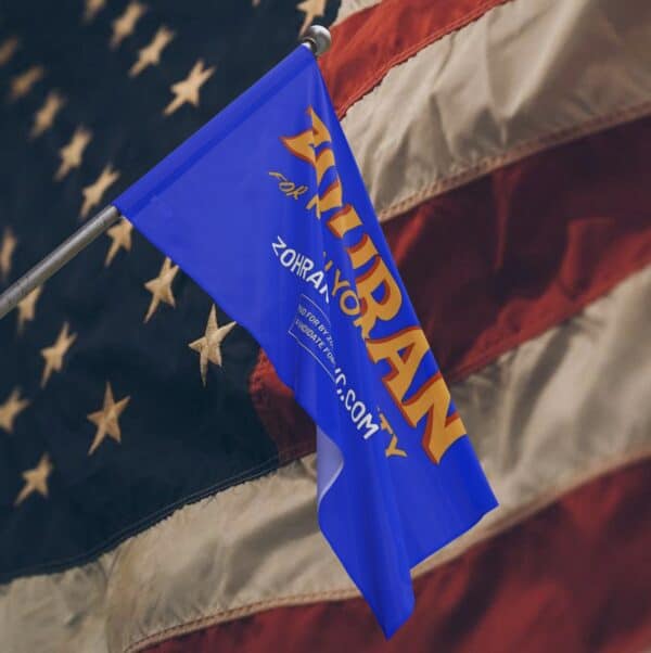 Zohran for New York City NYC’s First Muslim Mayor Flag