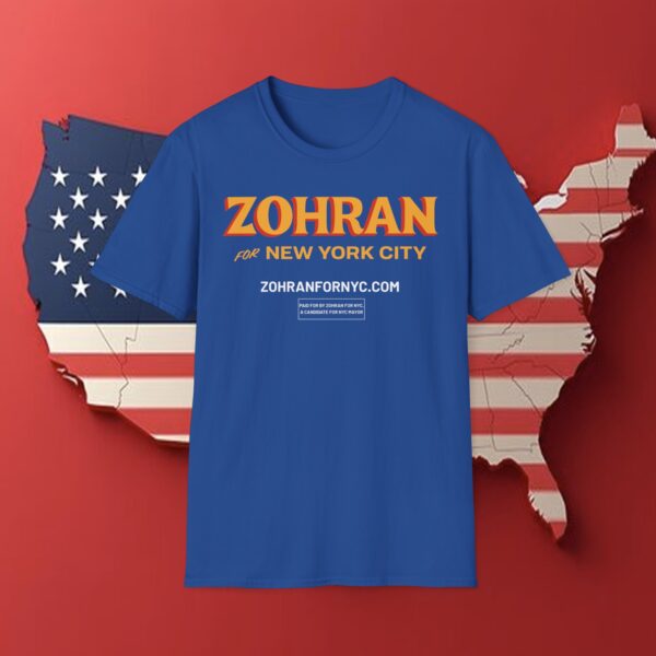 Zohran for New York City T-Shirt – NYC’s First Muslim Mayor Campaign