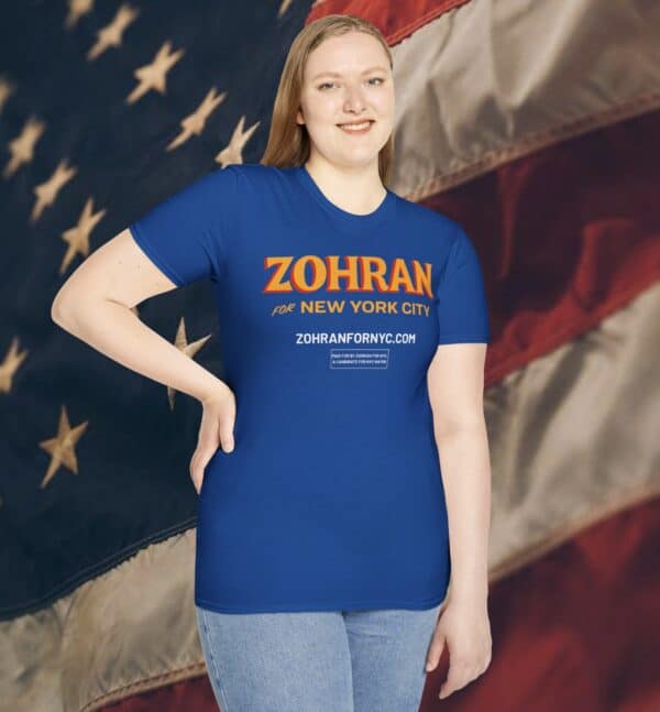 Zohran for New York City T-Shirt – NYC’s First Muslim Mayor Campaign