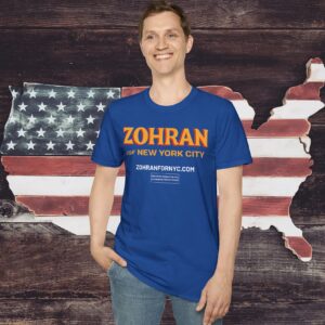 Zohran for New York City T-Shirt – NYC’s First Muslim Mayor Campaign