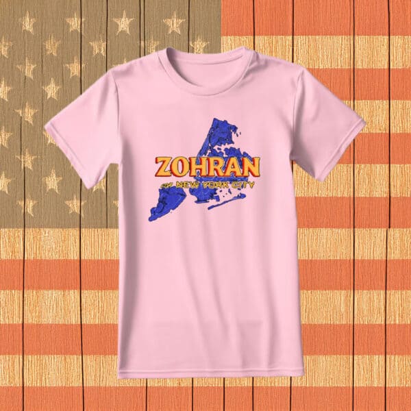 2025 Campaign Map Tee, Zohran Mamdani for NYC Shirt