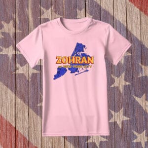 2025 Campaign Map Tee, Zohran Mamdani for NYC Shirt