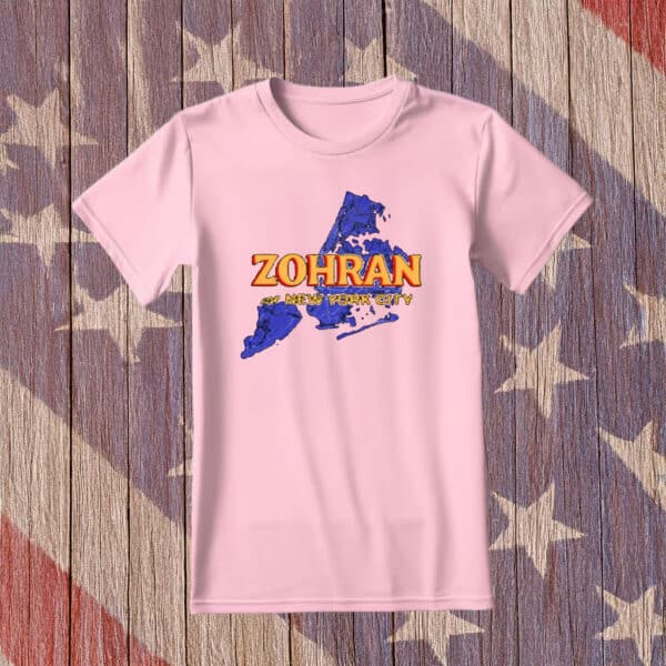 2025 Campaign Map Tee, Zohran Mamdani for NYC Shirt
