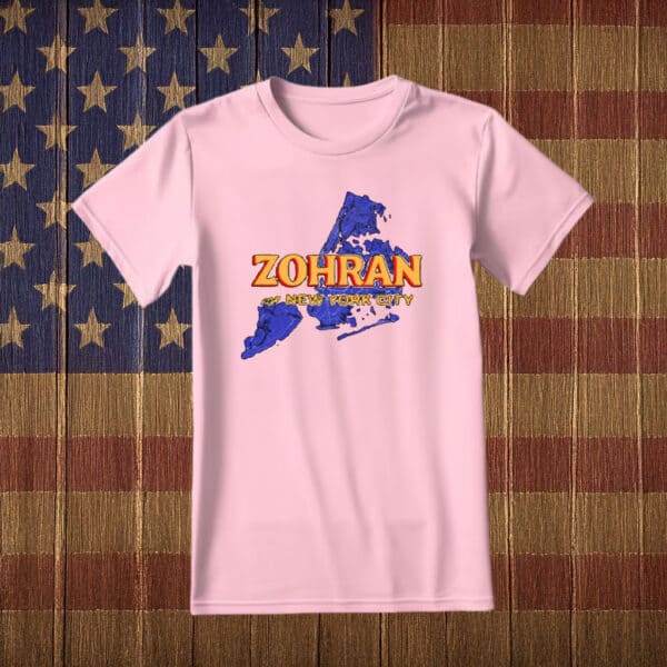 2025 Campaign Map Tee, Zohran Mamdani for NYC Shirt