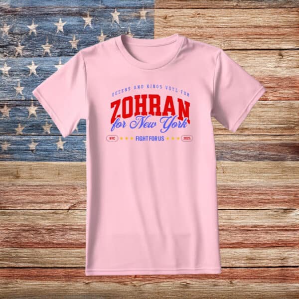 Bold NYC Streetwear, Fight for Us 2025 Tee, Zohran for New York T-Shirt