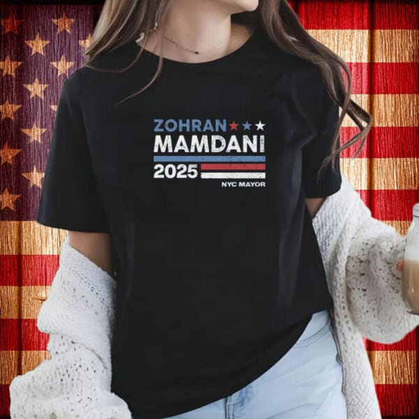Classic Campaign Style Tee Zohran Mamdani for NYC Mayor 2025 Shirt