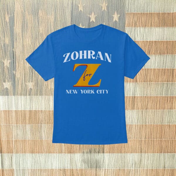 Mamdani 2025 Bold Z Campaign Tee, Zohran for New York City Shirt