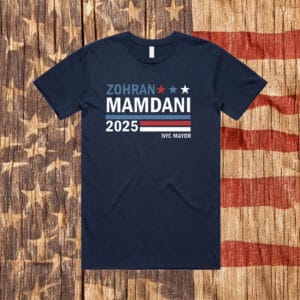 Mayor Mamdani 2025 T-Shirt – Vote Zohran, First Muslim NYC Mayor Shirt