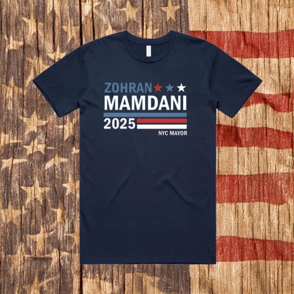 Mayor Mamdani 2025 T-Shirt – Vote Zohran, First Muslim NYC Mayor Shirt