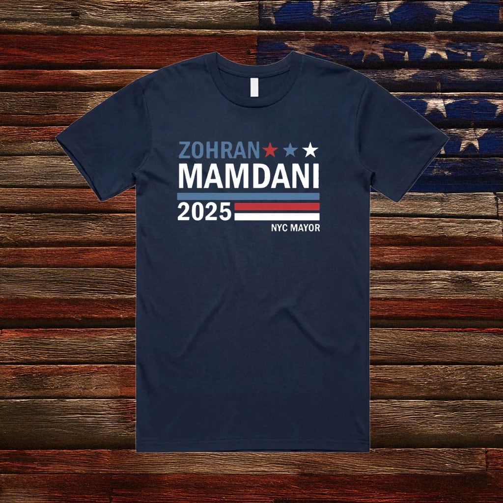 Mayor Mamdani 2025 T-Shirt – Vote Zohran, First Muslim NYC Mayor Shirt