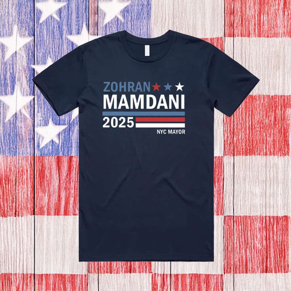Mayor Mamdani 2025 T-Shirt – Vote Zohran, First Muslim NYC Mayor Shirt