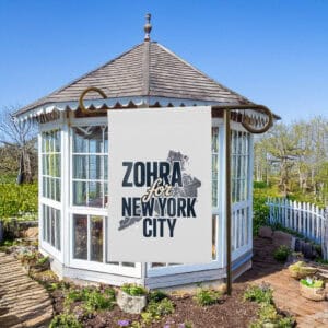 Mayor Mamdani 2025-Zohran for New York City Garden Flag