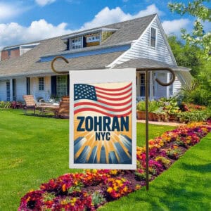 Mayor Mamdani 2025 – A City We Can Afford Banner, Zohran NYC Garden Flag