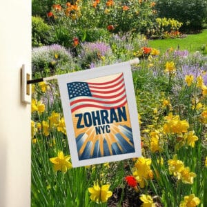 Mayor Mamdani 2025 – A City We Can Afford Banner, Zohran NYC Garden Flag