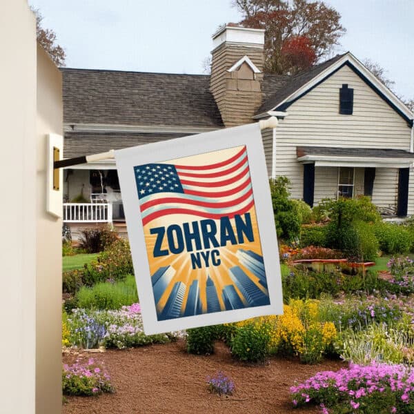 Mayor Mamdani 2025 – A City We Can Afford Banner, Zohran NYC Garden Flag