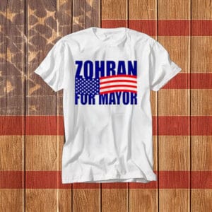 NYC Patriotic Campaign Tee, Zohran for Mayor Raglan Baseball T-Shirt