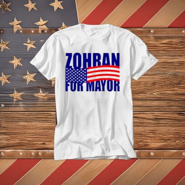 NYC Patriotic Campaign Tee, Zohran for Mayor Raglan Baseball T-Shirt