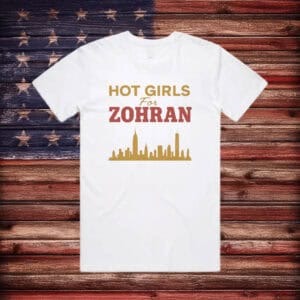 NYC Skyline Graphic Tee, Hot Girls for Zohran Shirt