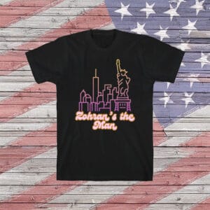 NYC Skyline Liberal Activist Tee, Zohran’s the Man T-Shirt