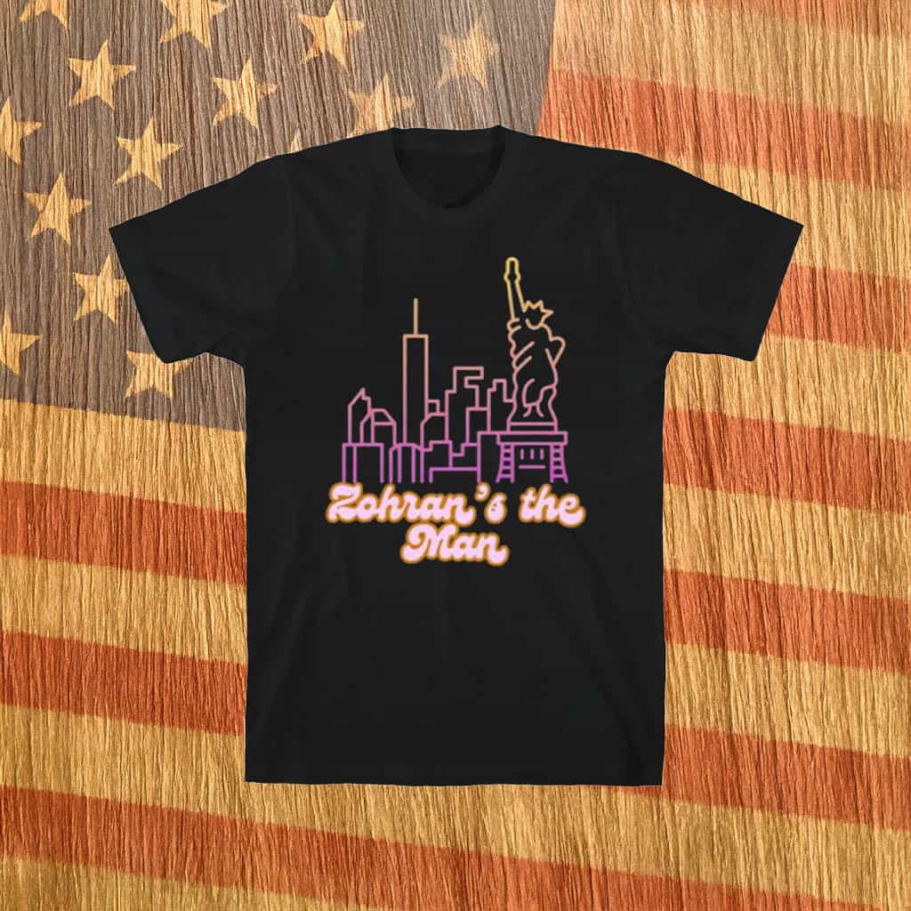 NYC Skyline Liberal Activist Tee, Zohran’s the Man T-Shirt