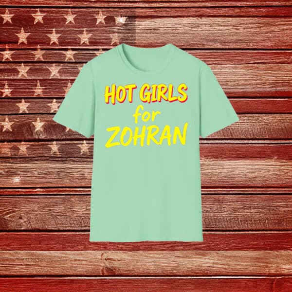 Vintage Bold Political T-Shirts, Hot Girls for Zohran Shirt