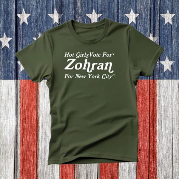 Vintage NYC Political Tee, Hot Girls Vote For Zohran Shirt