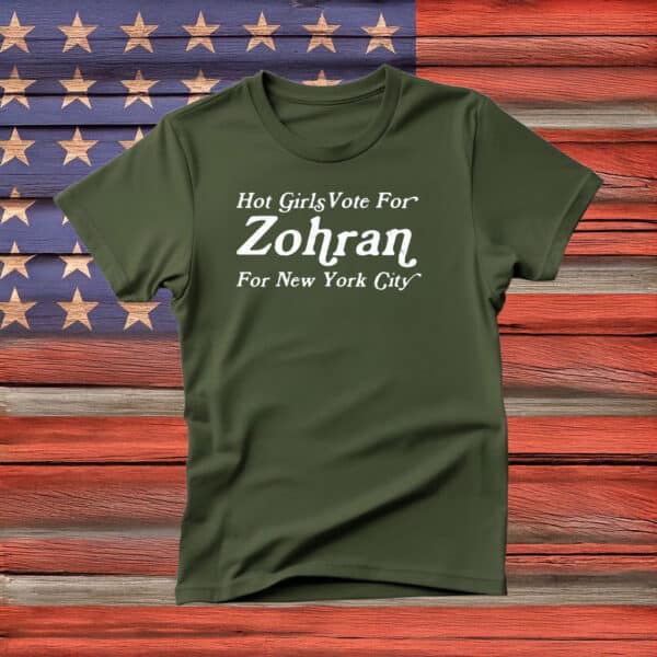 Vintage NYC Political Tee, Hot Girls Vote For Zohran Shirt