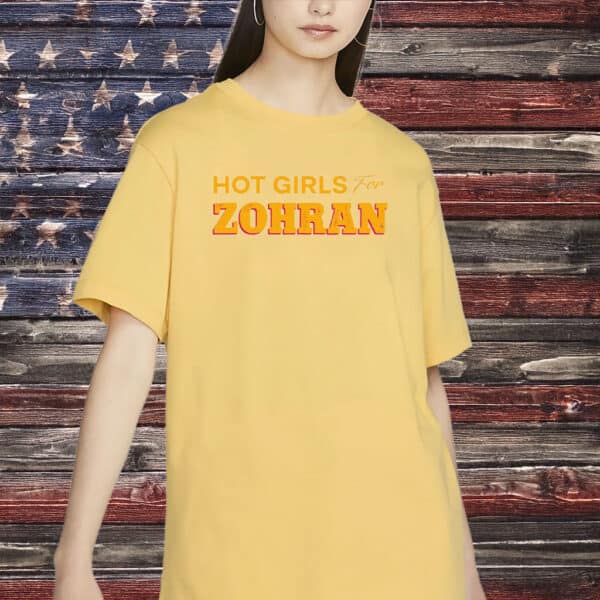 Vintage NYC Political Tee Hot Girls Vote for Zohran Shirt