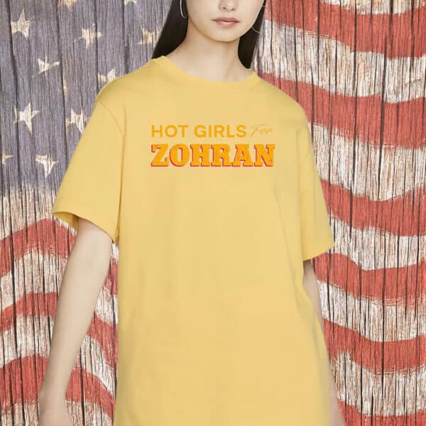 Vintage NYC Political Tee Hot Girls Vote for Zohran Shirt