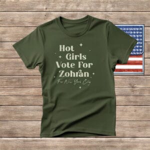 Vintage NYC Political Tee (Mayor Mamdani 2025) Hot Girls Vote for Zohran Shirt