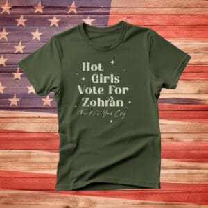 Vintage NYC Political Tee (Mayor Mamdani 2025) Hot Girls Vote for Zohran Shirt
