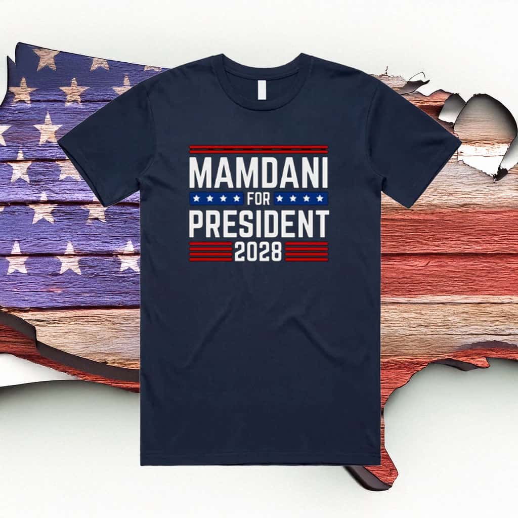 Vote Zohran, Progressive Democrat Tee, Mamdani for President 2028 T-Shirt