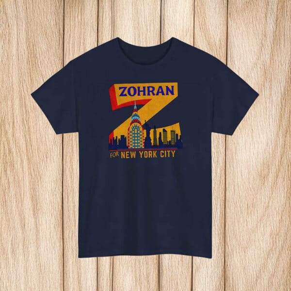 Zohran Mamdani NYC Skyline Shirt