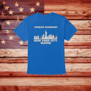 Zohran Mamdani New York City Mayor Shirt – Bold Skyline Campaign Tee