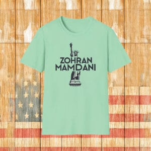 Zohran Mamdani T-Shirt – Statue of Liberty Graphic Tee, Vintage NYC Mayor Shirt