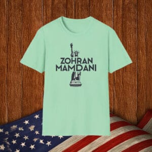 Zohran Mamdani T-Shirt – Statue of Liberty Graphic Tee, Vintage NYC Mayor Shirt