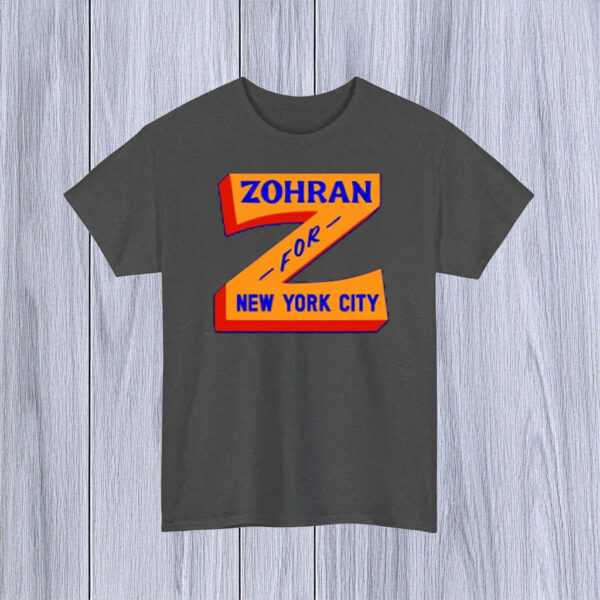 Zohran for New York City Baseball T-Shirt