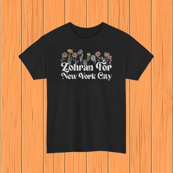 Zohran for New York City Flower Shirt