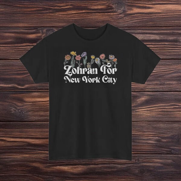 Zohran for New York City Flower Shirt