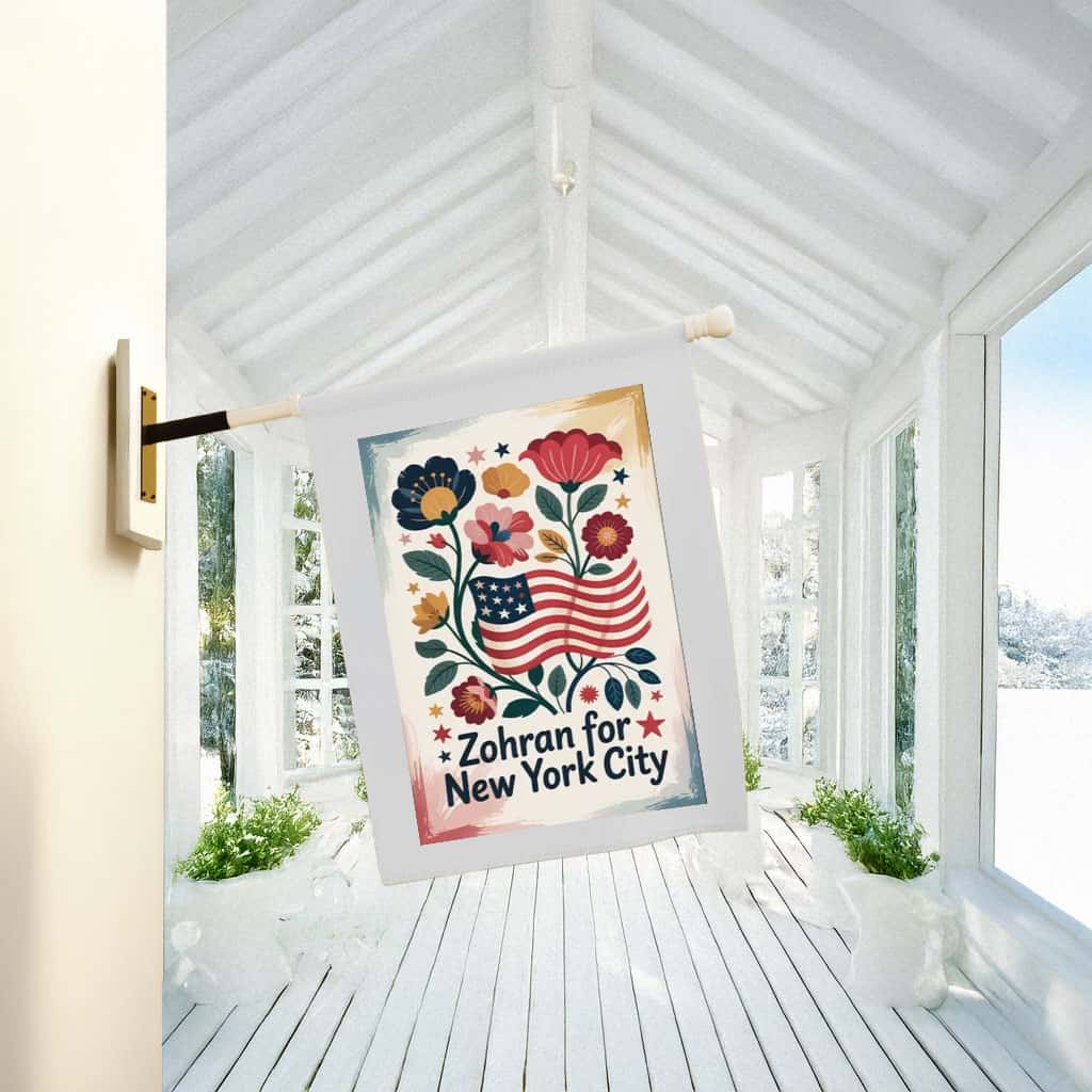 Zohran for New York City Garden Flag – Mayor Mamdani 2025 – A City We Can Afford Flag