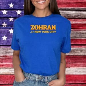 Zohran for New York City Shirt – Bold Yellow & Blue Campaign Tee