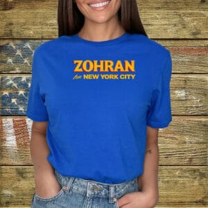 Zohran for New York City Shirt – Bold Yellow & Blue Campaign Tee