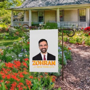 Zohran for New York City – NYC’s First Muslim Mayor Banner, Mayor Mamdani 2025 Flag