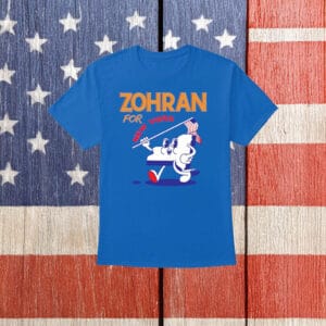Zohran for New York Tee – Playful Cartoon Campaign Shirt