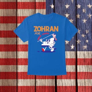 Zohran for New York Tee – Playful Cartoon Campaign Shirt