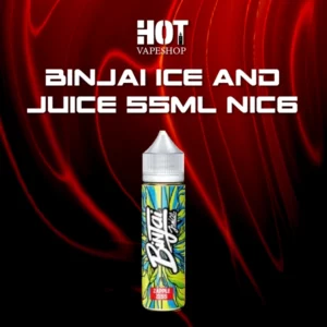 binjai ice and juice 55ml nic6 zapple zess