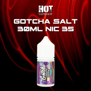 gotcha salt nic 30ml nic35 grape soda