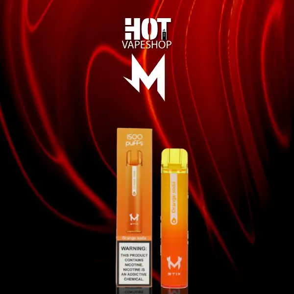 marbo m stix 1500 puffs orange soda
