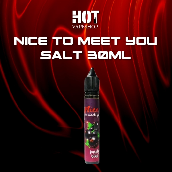 nice to meet you salt nic 30ml purple blast