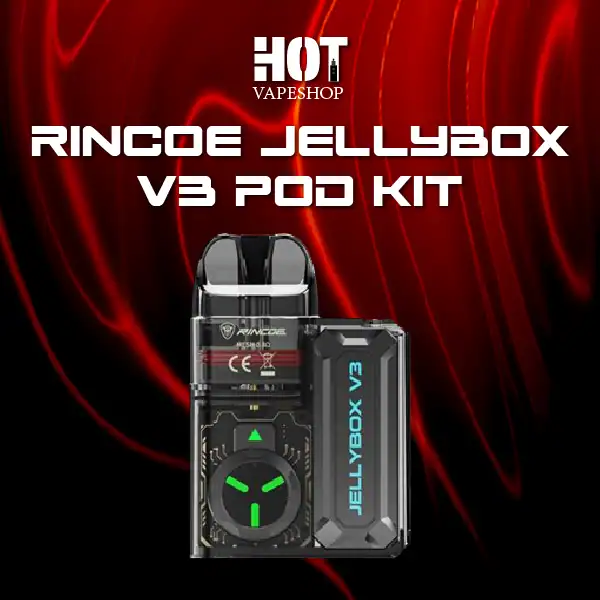 rincoe jellybox v3 pod kit-black clear